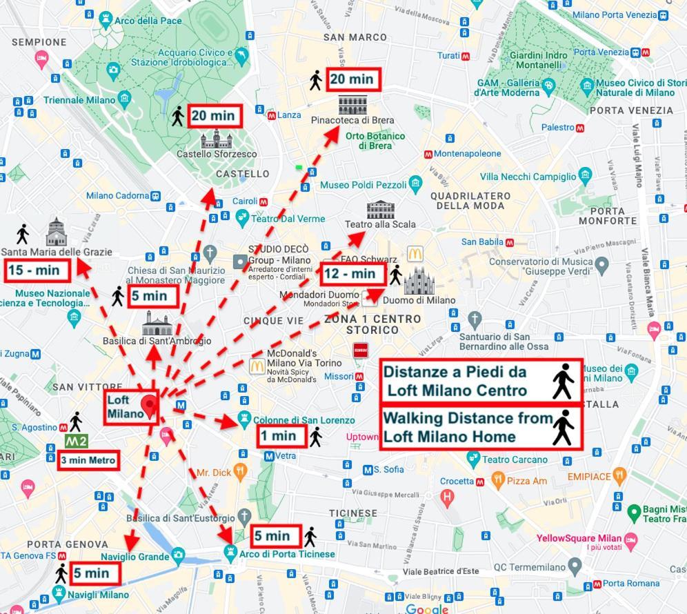 Milano Loft Centro, 10 Min From Duomo公寓 外观 照片